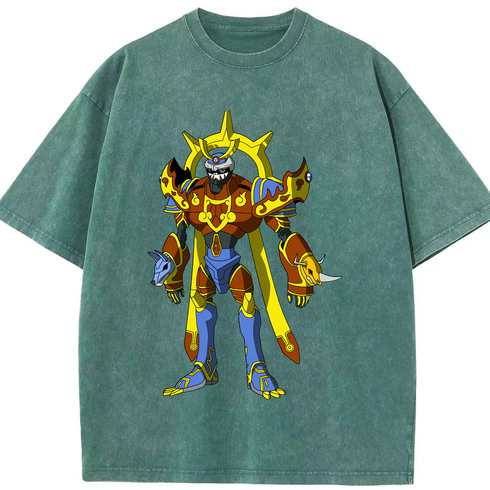 （画像用） Digimon デジタルモンスター/デジモン 綿100% ヴィンテージ風 半袖Tシャツ（フロントプリント）